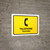 Telephone Yellow Bilingual Spanish Landscape - Wall Sign