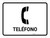 Telephone White Spanish Landscape - Wall Sign