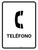 Telephone White Spanish Portrait - Wall Sign