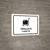 Trolleys White Bilingual Spanish Landscape - Wall Sign