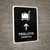 Trolleys With Up Arrow Black Bilingual Spanish Portrait - Wall Sign