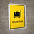 Trolleys Yellow Spanish Portrait - Wall Sign