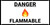 Danger Flammable with Emoji - Banner