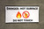 Danger Hot Surface Do Not Touch with Emoji - Banner