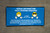 Social Distance and Face Covering Required While Shopping with Emojis Blue - Banner