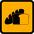 Bread Icon Square - Floor Sign