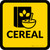 Cereal with Icon Square - Floor Sign