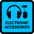 Electronic Accessories with Icon Square - Floor Sign