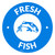 Fresh Fish with Icon Circle - Floor Sign