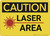 Caution: Laser Area - Wall Sign