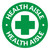 Health Aisle with Icon Circle - Floor Sign