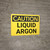Caution: Liquid Argon - Wall Sign