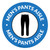 Mens Pants Aisle with Icon Circle - Floor Sign