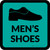 Mens Shoes with Icon Square - Floor Sign