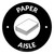 Paper Aisle with Icon Circle - Floor Sign