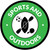 Sports and Outdoors with Icon Circle - Floor Sign