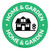 Home & Garden with Icon Circle - Floor Sign