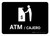 ATM Black Bilingual Spanish Landscape - Wall Sign