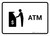 ATM White Landscape - Wall Sign