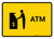 ATM Yellow Landscape - Wall Sign