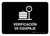 Baggage Check Black Spanish Landscape - Wall Sign