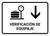 Baggage Check With Down Arrow White Spanish Landscape - Wall Sign