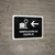 Baggage Check With Left Arrow Black Spanish Landscape - Wall Sign