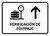 Baggage Check With Up Arrow White Spanish Landscape - Wall Sign