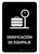 Baggage Check Black Spanish Portrait - Wall Sign
