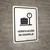 Baggage Check White Spanish Portrait - Wall Sign