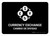 Currency Exchange Black Bilingual Spanish Landscape - Wall Sign