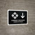 Currency Exchange With Down Arrow Black Bilingual Spanish Landscape - Wall Sign