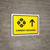 Currency Exchange With Up Arrow Yellow Landscape - Wall Sign