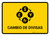 Currency Exchange Yellow Spanish Landscape - Wall Sign