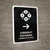 Currency Exchange With Right Arrow Black Bilingual Spanish Portrait - Wall Sign