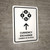 Currency Exchange With Upbarrow White Bilingual Spanish Portrait - Wall Sign