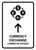 Currency Exchange With Upbarrow White Bilingual Spanish Portrait - Wall Sign