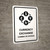 Currency Exchange White Bilingual Portrait - Wall Sign