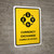 Currency Exchange Yellow Bilingual Spanish Portrait - Wall Sign