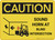 Caution: Sound Horn at Blind Intersection - Wall Sign