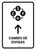 Currency Exchange With Up Arrow White Spanish Portrait - Wall Sign