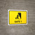 Gate 1 Yellow Landscape - Wall Sign