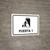 Gate 1 White Spanish Landscape - Wall Sign