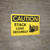 Caution: Stack Load Securely With Graphic - Wall Sign