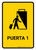 Gate 1 Yellow Spanish Portrait - Wall Sign