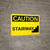 Caution: Stairway - Wall Sign