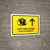 Lost And Found With Up Arrow Yellow Bilingual Spanish Landscape - Wall Sign