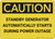 Caution: Standby Generator Starts Automatically - Wall Sign