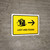 Lost And Found With Right Arrow Yellow Landscape - Wall Sign