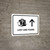 Lost And Found With Up Arrow White Landscape - Wall Sign